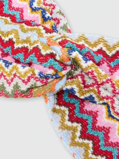 Bandeau en tricot ondulé