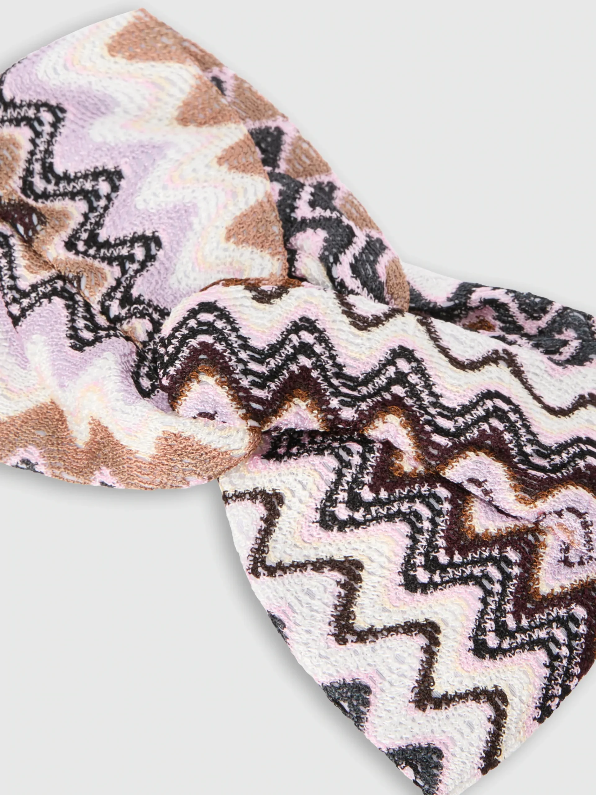 Bandeau en viscose chevron