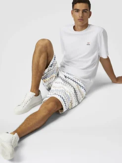 Bermuda en coton zig zag