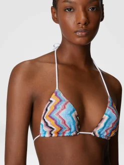 Bikini classique en viscose et lamé