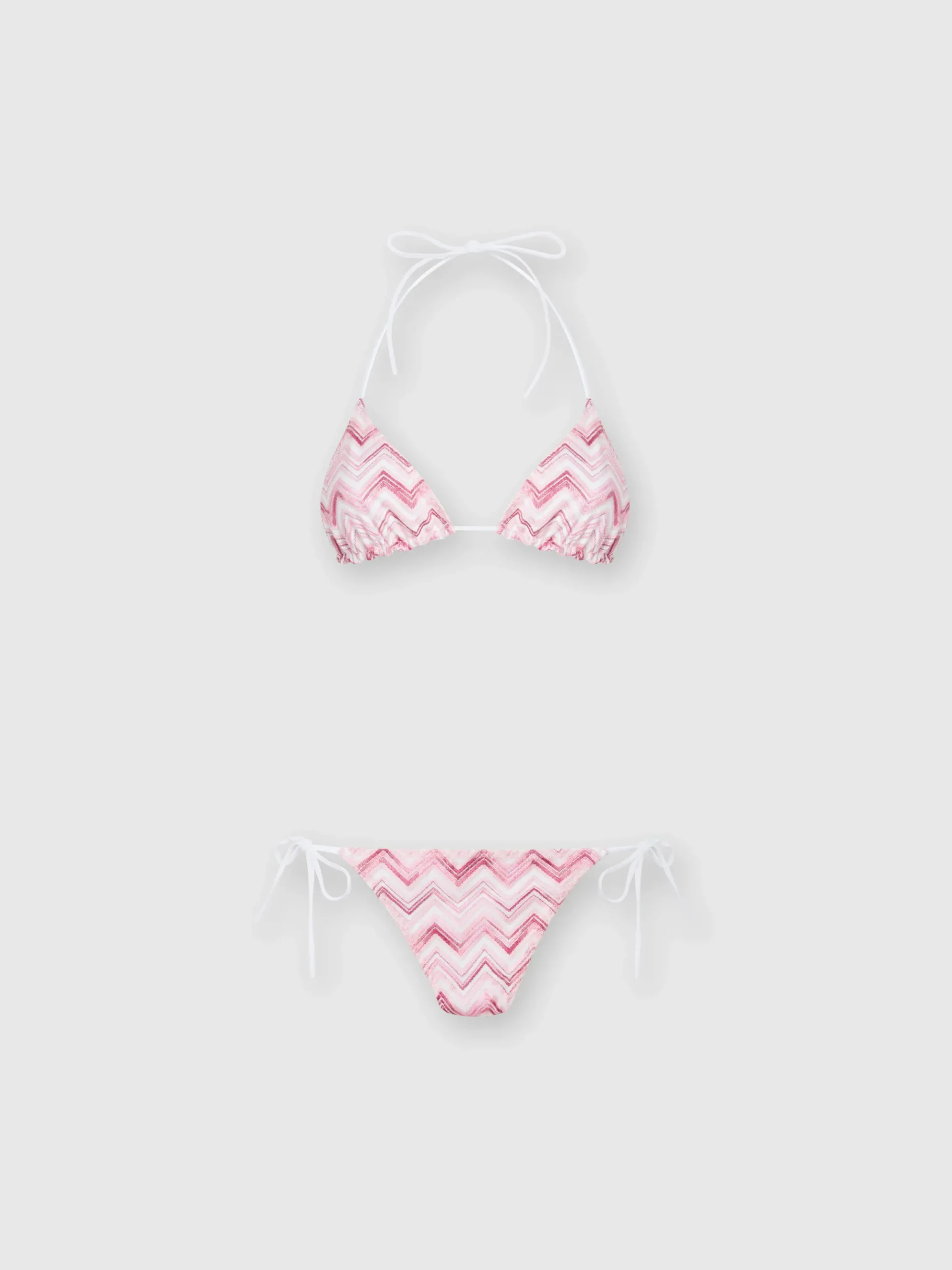 Bikini en viscose mélangée zigzag flammé