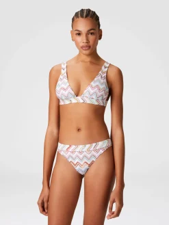 Bikini zigzag lamé 3D