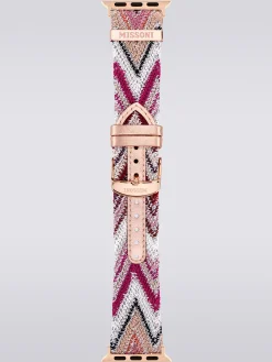 Bracelet Apple Watch© en tissu Missoni