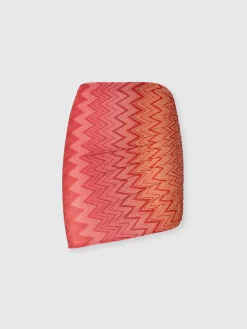 Cache-couche Minskirt en nylon zigzag lamé stretch