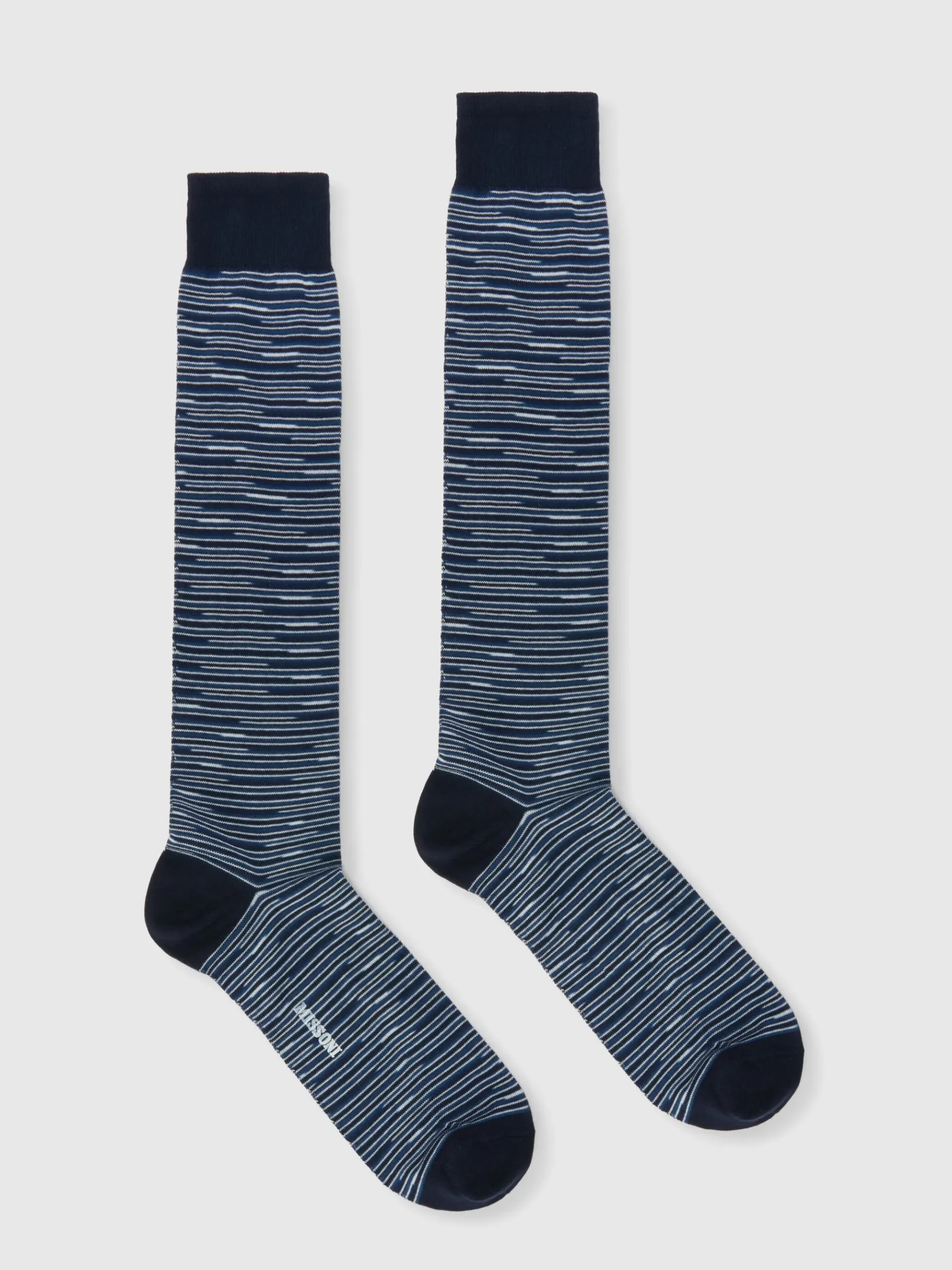 Chaussettes en coton mélangé flammé