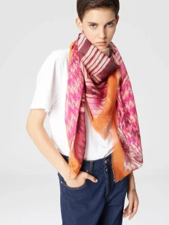 Châle en soie et coton