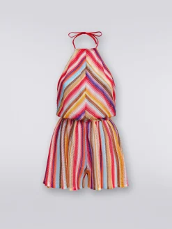 Combinaison courte en crochet avec encolure à l’américaine