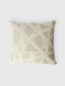 Coussin Nastri 60x60cm avec surpiqûres contrastantes