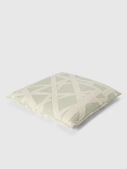 Coussin Nastri 60x60cm avec surpiqûres contrastantes