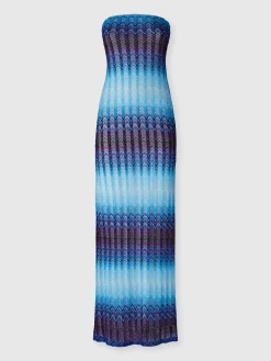 Couverture de maillot de bain longue sans bretelles