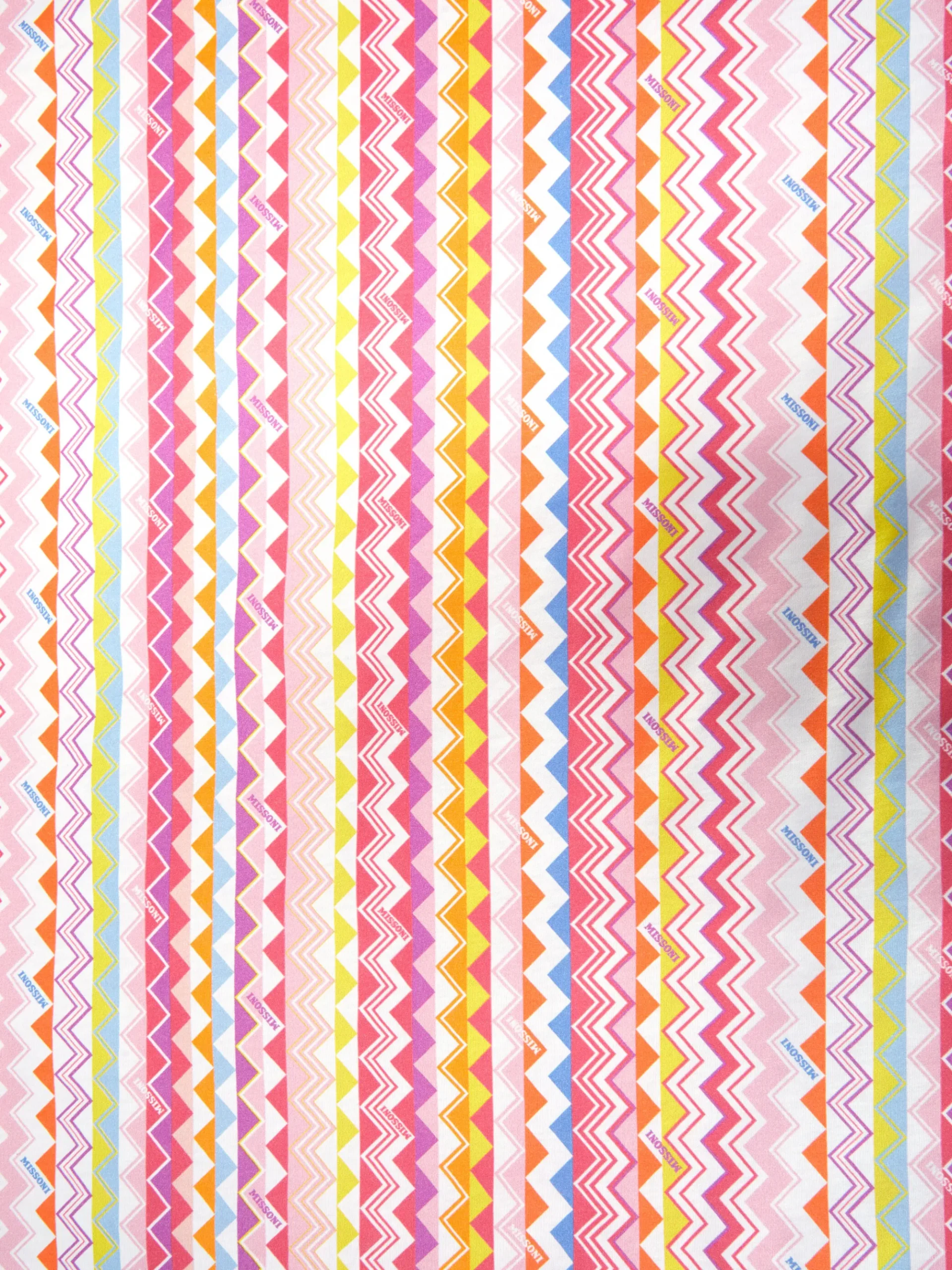 Couverture en 100 % coton avec imprimé zigzag