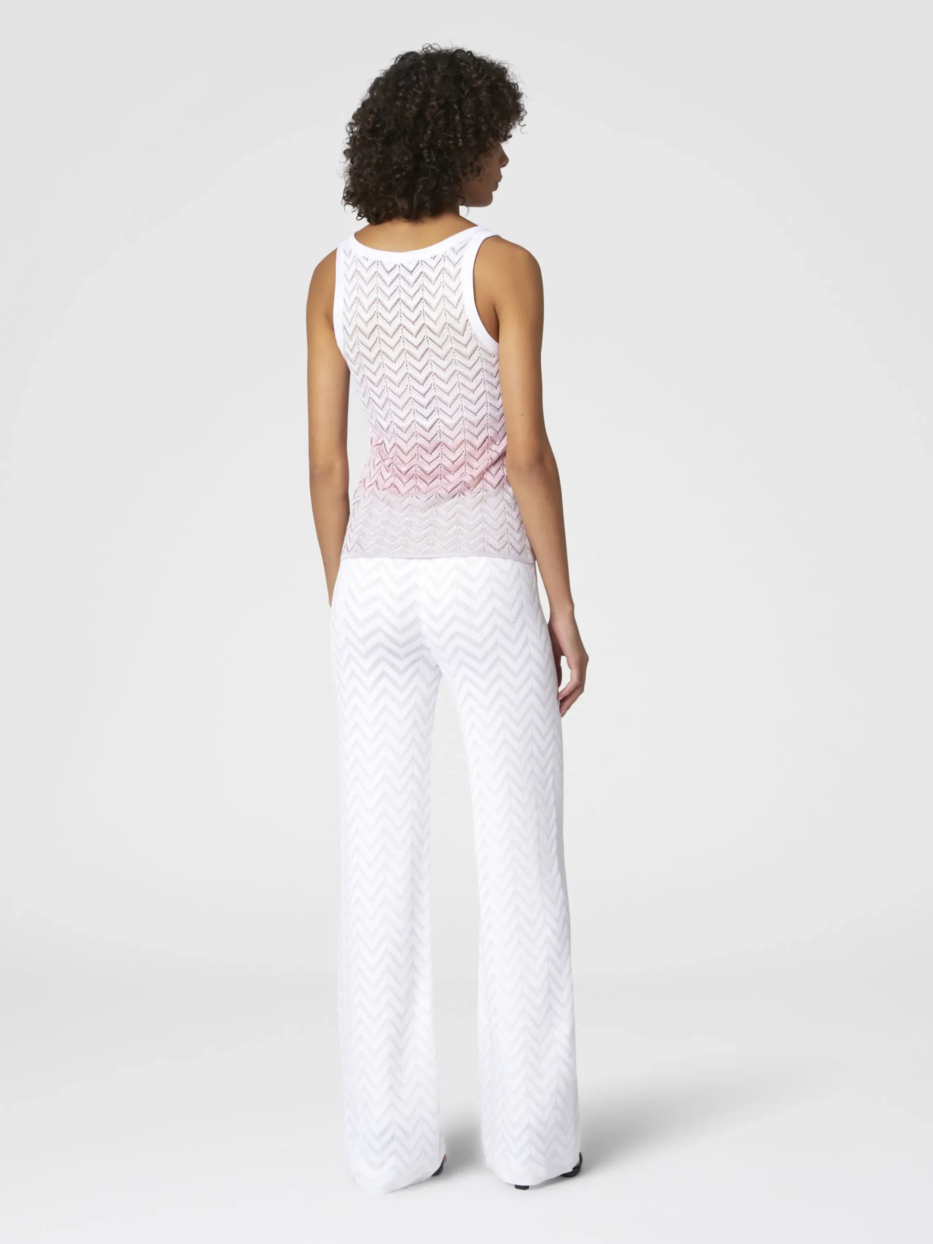 Débardeur en viscose chevron ombré