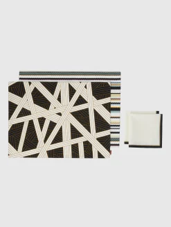 Ensemble de deux sets de table Nastri et Shangai + deux serviettes de table