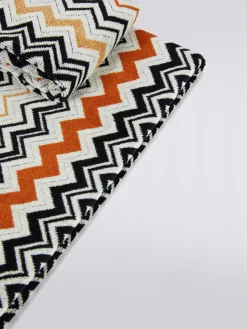 Ensemble de 2serviettes de bain Bernard en coton éponge à chevrons