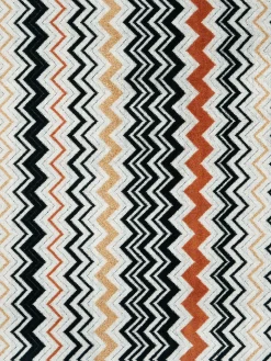 Ensemble de 2serviettes de bain Bernard en coton éponge à chevrons