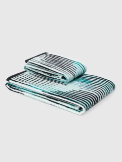 Ensemble de 2serviettes de bain Arpeggio en coton éponge