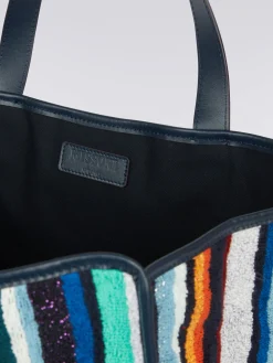 Fourre-tout Chandler 40x40 cm en velours de coton et viscose avec lurex