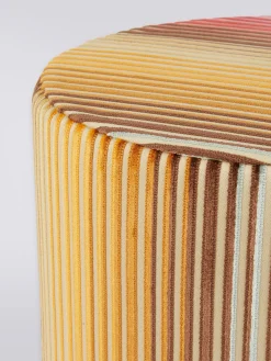 Jacaranda Pouf Cylindrique 40X30