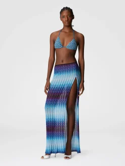 Jupe longue avec fente latérale