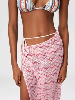 Jupe longue en tulle de viscose mélangée avec zigzag flammé