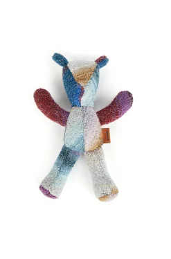 Marionnette Ours Brun En Coton Et Lurex 20Cm