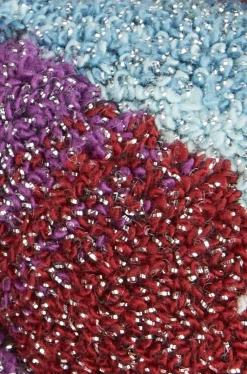 Marionnette Ours Brun En Coton Et Lurex 20Cm