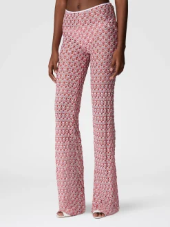 Pantalon en dentelle à taille basse