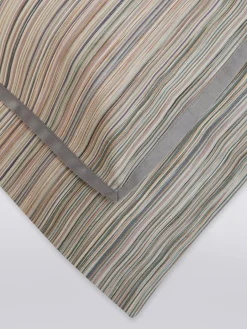 Parure de lit double avec housse de couette 250x200 cm, drap et taies d’oreiller en coton Jill