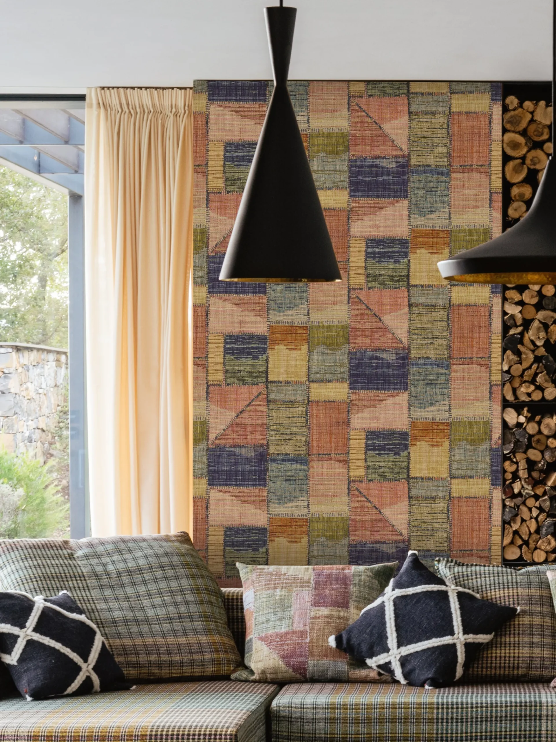 Patchwork Papier peint 10x1 mt