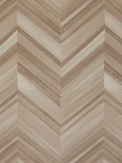 Pouf cubique Layers 40x40x40cm en satin de coton à chevrons