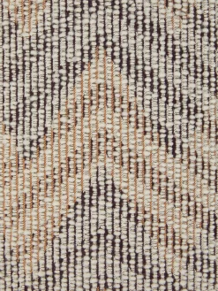 Pouf cylindrique Dinamico bouclé 40x30 cm chevron