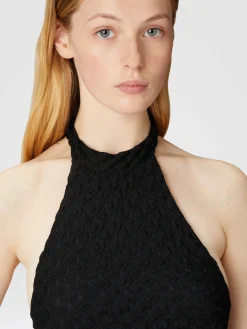 Robe midi avec col américain