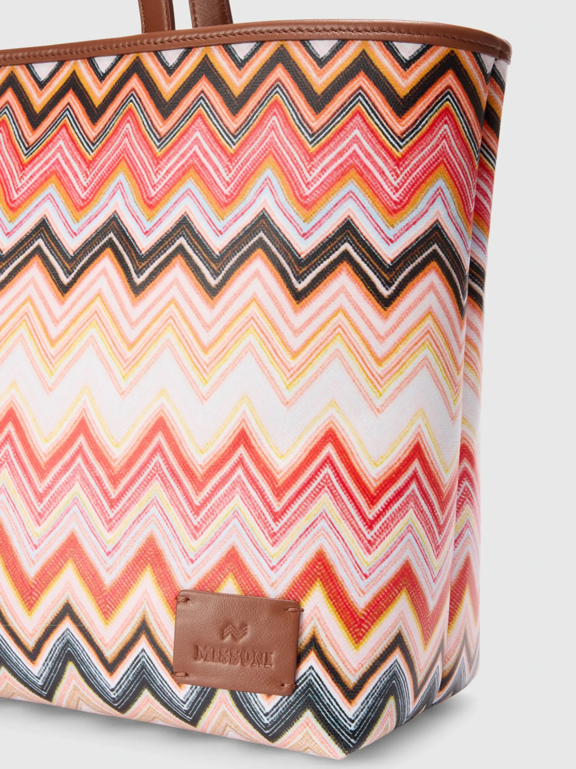 Sac fourre-tout à chevrons