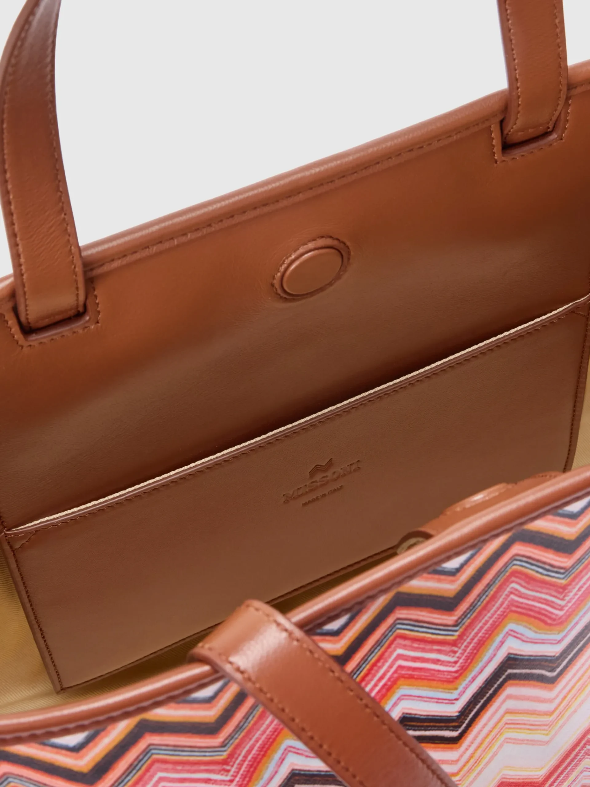 Sac fourre-tout à chevrons