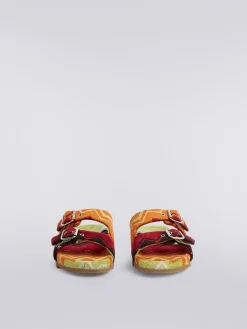 Sandales en éponge à double zigzag