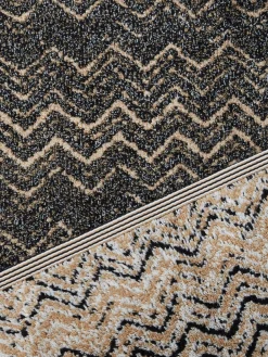 Serviette de bain Azul 100x150cm en éponge de coton à chevrons