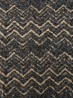 Serviette de bain Azul 100x150cm en éponge de coton à chevrons