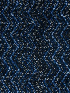 Serviette de bain Azul 60x90cm en coton à chevrons