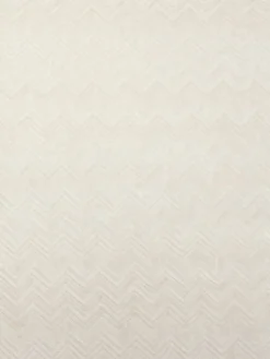 Serviette de bain 150x100 cm Chalk en coton éponge à zigzag