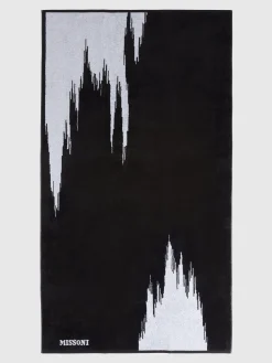 Serviette de plage Skunk 180x100cm en tissu de coton éponge flammé