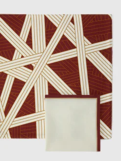 Set de deux sets de table Nastri et Icon + deux serviettes de table