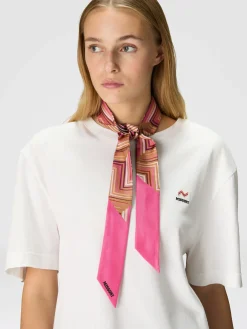 Twilly de soie avec logo