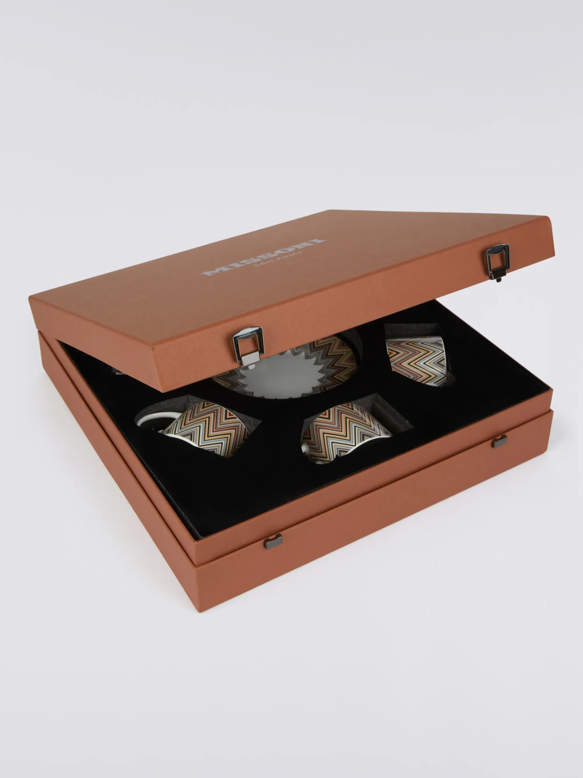 Zigzag Jarris 6 tasses à thé et soucoupes