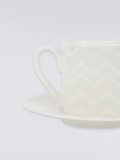 Zigzag White 2 tasses à café et soucoupes